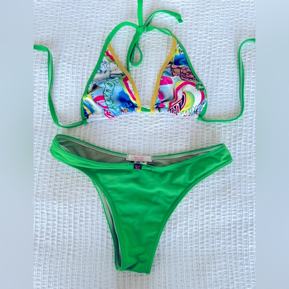Bikini green Rafthi size XS-S colorful